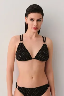 SUWEN Doty Aksesuarlı Bikini Üst