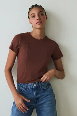 Penti Kapuçino Bisiklet Yaka Slim Fit Modal Baby Tee Tişört