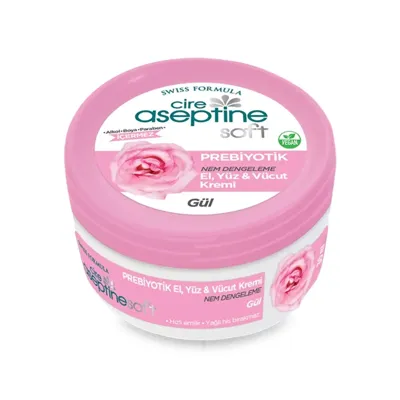 Cire Aseptine Soft Prebiyotik Gül Özlü Krem 30 ml