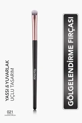 Flormar Yuvarlak Uçlu Elips Far Gölgelendirme Fırçası - Shading Brush - 021 - 8690604597864