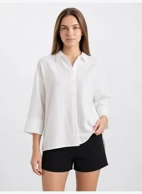 Loft Loose Fit Kadın Gömlek U.kol