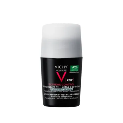 Vichy Homme Anti Perspirant Roll On Deodorant 50 ml