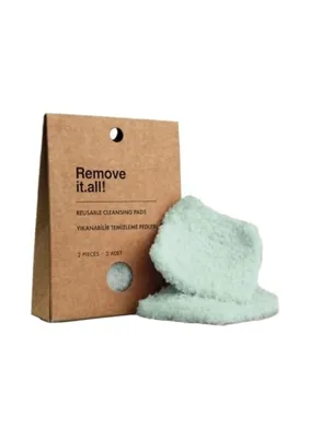 Görkito Remove It.all! Yıkanabilir Temizleme Pedleri 2 Adet Reusable Cleansing Pads 2 Pieces