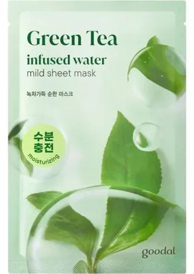 Goodal Hassas Ciltlere Özel Yeşil Çay İçeren Yaprak Maske GOODAL Green Tea Infused Water Mild Sheet Mask