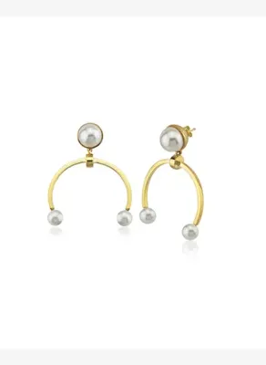 Linya Jewellery Ay İnci Küpe