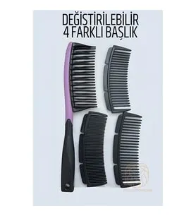 ModaCar 4 Uçlu Değiştirilebilir Başlıklı Tarak
