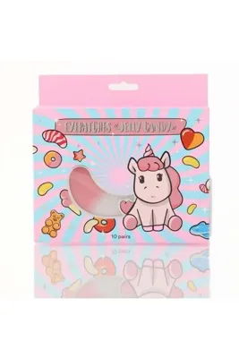 UNICORN Göz Maskesi-Eyepatches JELLY CANDY , 10 pairs