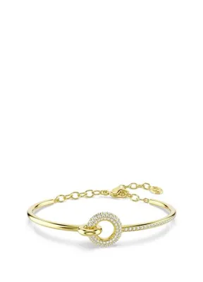 Swarovski Dextera Beyaz Altın Rengi Kaplama Kadın Bileklik