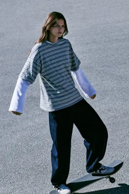 H&M Barrel Regular Waist Jeans