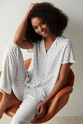 Penti Ents Cherries Gömlek Pantolon Pijama Takımı