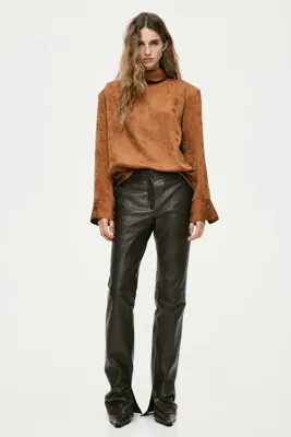H&M Deri Pantolon
