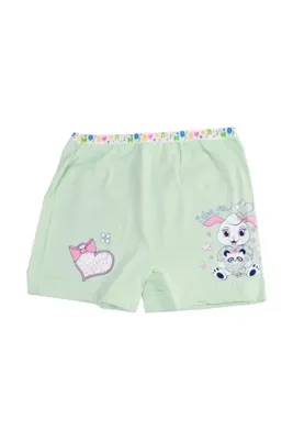 Tutku 3'lü Paket Elastan Kız Çocuk Baskılı Külot Boxer Şort