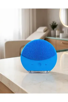 A-LUXE Elektrikli Yüz Temizleme Fırçası Ayarlanabilir Titreşim UCZZYUZTEMIZLEMEMAVİ-5