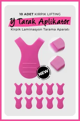 Nera Classy 10 Adet Kirpik Lifting Y Tarak Aplikatör Kirpik Laminasyon Tarama Aparatı