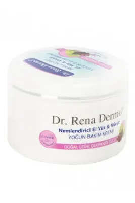 Dr.Rena Dr. Rena Dermo Nemlendirici El Yüz & Vücut Yoğun Bakın Kremi Üzüm Çekirdeği 300 Ml