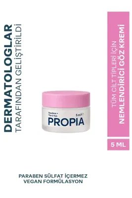 Propia Squalane+ The U-Eye | Nemlendirici & Aydınlatıcı Sugarcane-Derived Squalane Göz Çevresi Kremi | 5ML