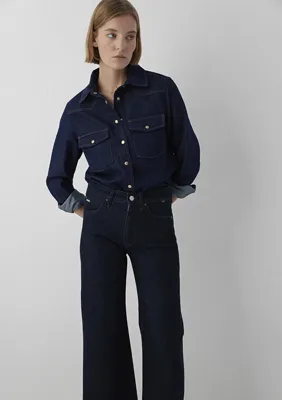 Mavi Angela Classic Denim Rinse Jean Gömlek