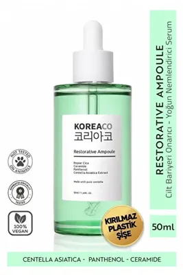 Kore Centella & Cica & Ceramide - Onarıcı, Aydınlatıcı ,24 Saat Nemlendirme Ampoule