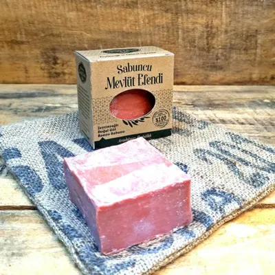 Sabuncu Mevlüt Efendi Zeytinyağlı Doğal Gül Banyo Sabunu 100 Gr (1 Adet)