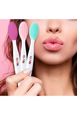 Rojmix Siyah Nokta Temizleyici Fırça Burun Siyah Nokta Temizleyici Dudak Peeling Fırça Fix premium Özel