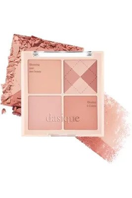 Ronanna Karıştırılabilir Renk Tonlarına Sahip 4’lü Allık Paleti Blending Mood Cheek (#04 Beige Knit)