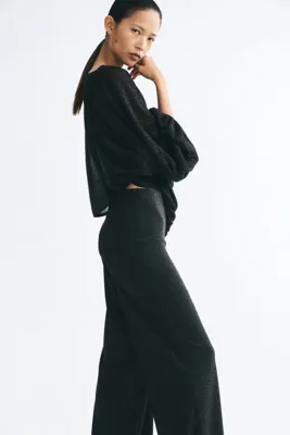 H&M Geniş Pull-on Pantolon