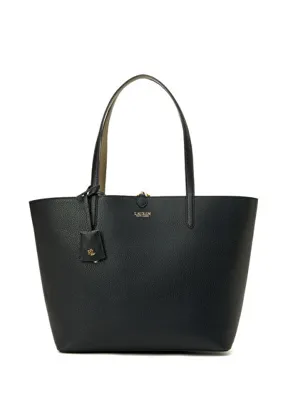 Lauren Ralph Lauren Large Siyah Krem Kadın Alışveriş Çantası