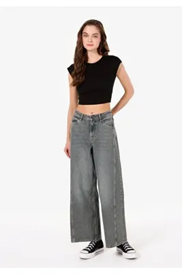 Colins Regular Fit Kadın İndigo Jean Pantolon