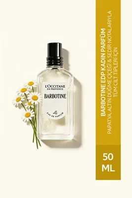 L'Occitane Barbotine Parfüm, EDP, Kadın, Papatya, Altın Düğme Çiçeği ve Sedir Notaları, 50 ml