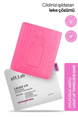 Ph Lab Phlab Light Up Cilt Aydınlatıcı Temizleme Barı, Cilt Leke Serumu Etkili Sabun, Leke Karşıtı