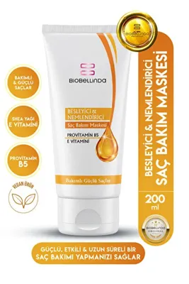 BioBellinda Doğal Biobelinda Besleyici Ve Nemlendirici Saç Bakım Maskesi 200 ml