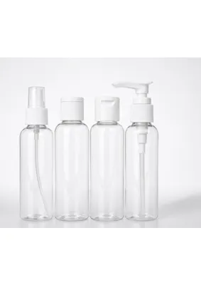 Str Store Lotus Şeffaf Seyahat Seti, 4 Parça