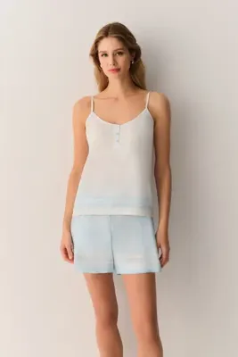 SUWEN Cute Atlet Şort Pijama Takımı