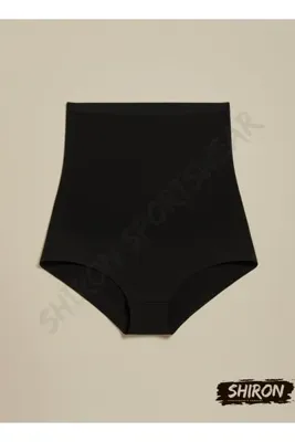 Shiron Sportswear&Company Kadın Siyah Yüksek 2 Beden Sıkılaştırıcı Şekillendirici Korse Slip