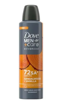 8X4 Men Care Advanced Erkek Deodorant 72 Saat Koruma Sandalwood Vanilla 150 Ml