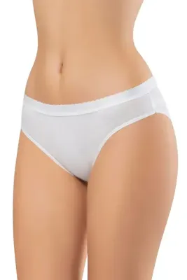 ERDEM İÇ GİYİM Erdem Beyaz Ribana Bikini Külot 2511