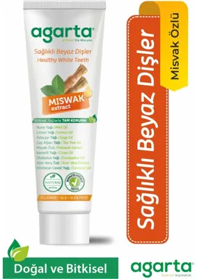 Agarta Doğal Misvak Özlü Diş Macunu 100 ml