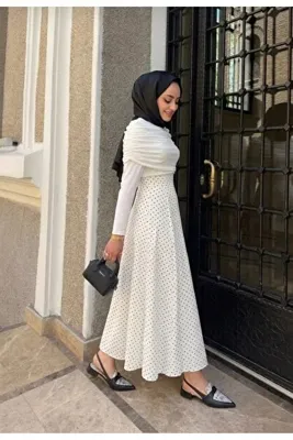 greymoda PUANTİYELİ KİLOŞ ETEK_GRY258