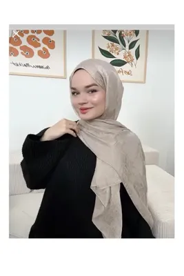 By Aheli Moodiva Kendinden Desenli %100 Pamuk Ayrobin Jakar Şal