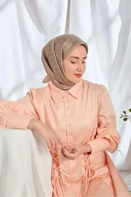 Silk Home Twill İpek Eşarp Mini Bouquet Vizon