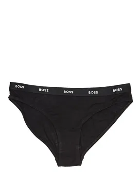 BOSS Siyah Logolu Kadın Külot