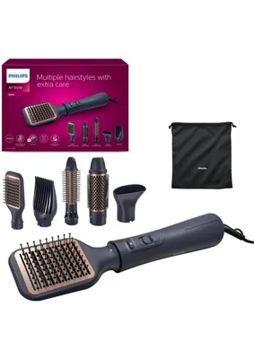 Philips 5’i 1 Arada Saç Şekillendirme ve Kurutma Seti, Argan Yağı Seramik Kaplama, Iyonik Bakım, 5 A