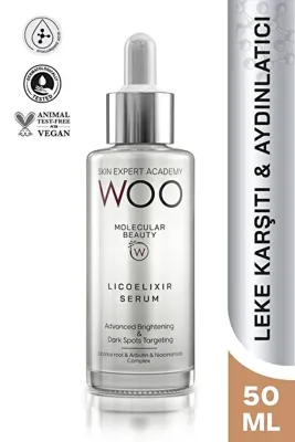 WOO Skin Expert Academy LicoElixir Aydınlatıcı ve Leke Önleyici Serum 50 ml