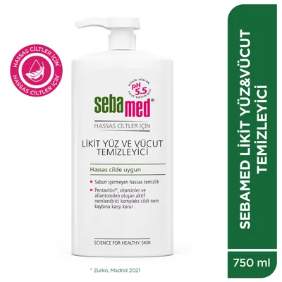 Sebamed Likit Yüz Ve Vücut Temizleyici 750 ml
