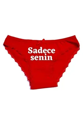 BoxerMasters Sadece Senin Yazılı Baskılı Külot
