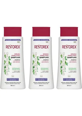Restorex Ekstra Direnç Şampuanı 500 ml x 3 Adet