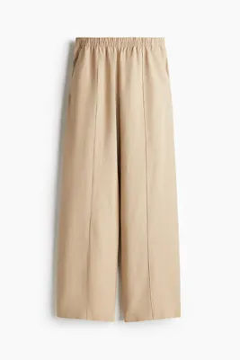H&M Keten Karışımlı Pantolon