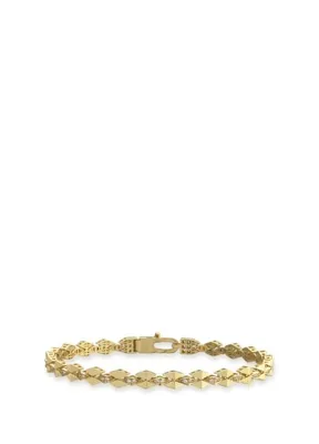 Nev Jewellery Alia Taşlı 14 Ayar Sarı Altın Kadın Bileklik
