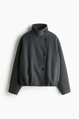 H&M Boru Yakalı Oversize Ceket