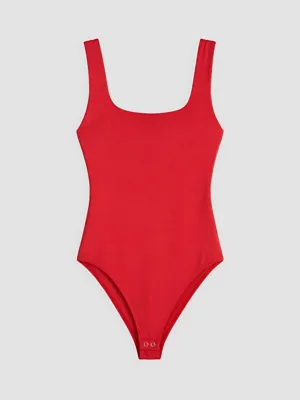 LCW Vision Kare Yaka Kadın Bodysuit